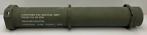 44 Heavy metal U.S. Military 120MM Cartridge Canister