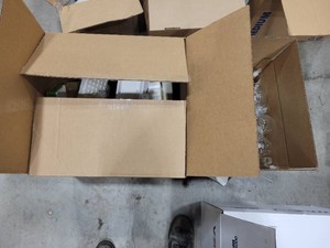 Lot of 2 Boxes of Glassware (615208) As Is