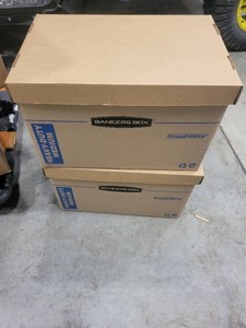 Lot of Two Boxes Of Lab Plastics (615436) As Is