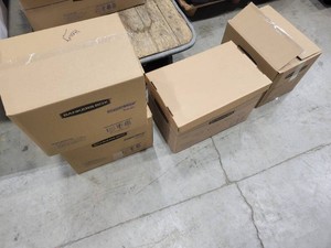 Lot of 4 Boxes of Test Tubes and Glass (615448) As Is