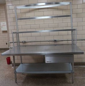 METRO NSF STAINLESS STEEL LARGE WORKSTATION