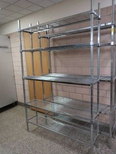 NSF STAINLESS STEEL STORAGE RACK