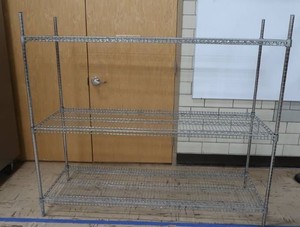 NSF STAINLESS STEAL 3 SHELF RACK