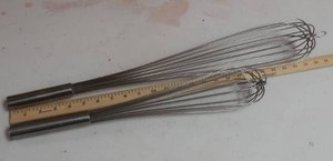2 GIANT COOKING WHISKS
