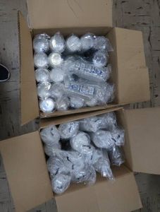 2 BIG BOXES OF 2 DIFFERENT SIZED CONDIMENT CONTAINER LIDS