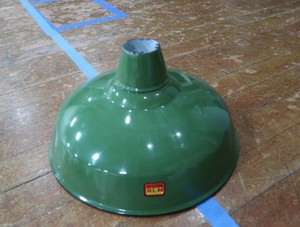 1 16 VINTAGE APPLETON RLM GREEN ENAMEL LIGHTSHADES
