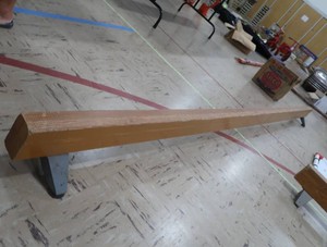 WOODEN BALANCE BEAM
