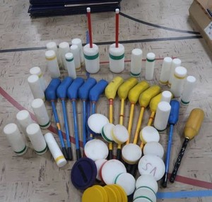 NICE BIG KID FLOOR HOCKEY SET