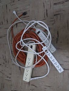 EXTENSION CORD  SURGE PROTECTORS