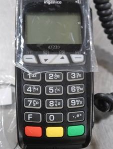 BRAND NEW IN BOX INGENICO COUNTER TOP CREDIT CARD SCANNER