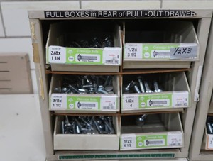 6 DRAWER METAL CABINET (FILLED)