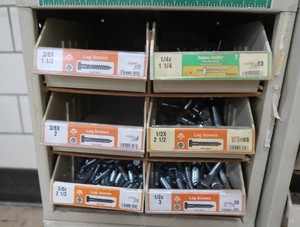 6 DRAWER METAL CABINET (FILLED)
