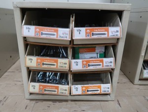 6 DRAWER METAL CABINET (FILLED)