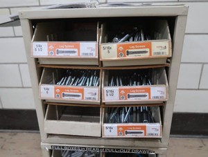 6 DRAWER METAL CABINET (FILLED)