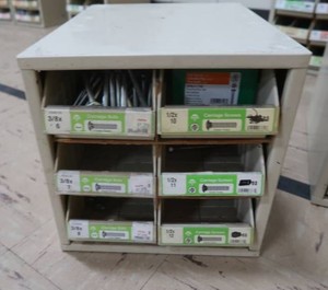 6 DRAWER METAL CABINET (FILLED)