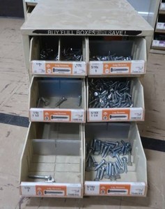 6 DRAWER METAL CABINET (FILLED)