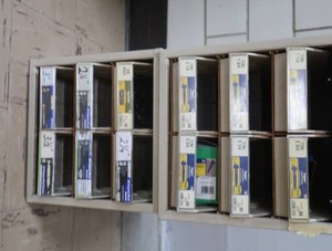 2) 6 DRAWER METAL CABINET