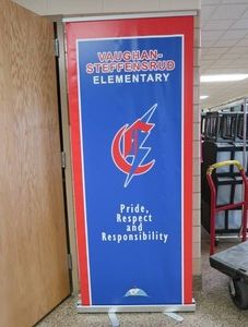 VAUGHAN STEFFENSRUD ELEMENTARY SCHOOL DISPLAY SIGN