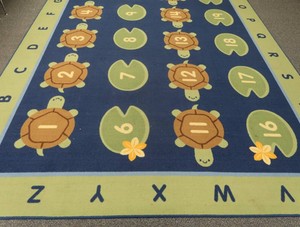 LARGE BLUE KIDS RUG