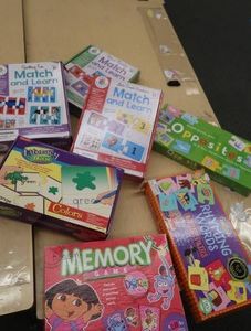 MISC LOT OF GAMES & PUZZLES