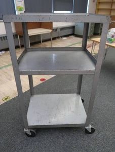 VERY NICE METAL ROLLY CART