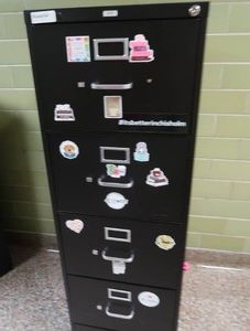 OVERSIZED METAL FILE CABINET