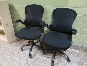 2 COMPUTER CHAIRS