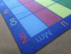 NICE BIG LETTER FLOOR RUG