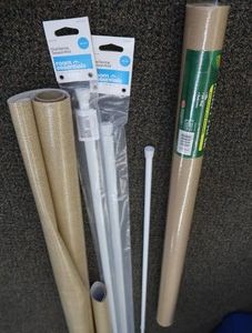 BRAND NEW OVAL SPRING TENSION RODS