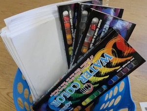 Watercolor paint lot