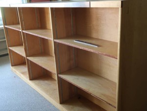 OVERSIZED LIBRARY BOOK SHELF