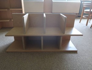 2 BOOK SHELF DIVIDERS