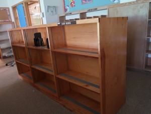 OVERSIZED LIBRARY BOOK SHELF