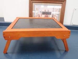 BED TRAY AND FRAMED PHOTO