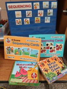 MATCHINGSEQUENCING GAMEACTIVITIES AND BOOKS