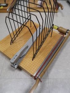 JUMBO PAPER CUTTER-FILE RACK-HOLE PUNCH
