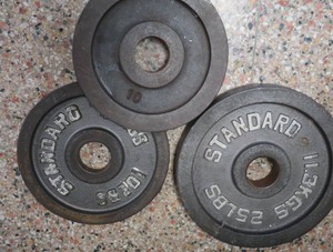 3 GYM WEIGHTS