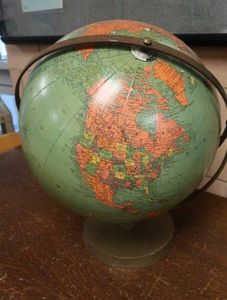 ANTIQUE REPLOGLE WORLD GLOBE