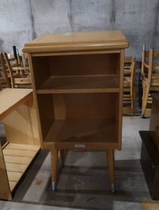 BUSHSTAFF WOODEN PODIUM WITH SHELVES