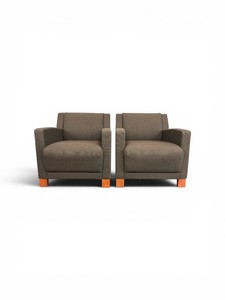 Modern Espresso Guest Chairs