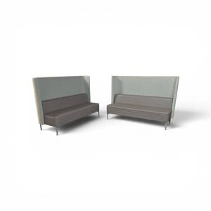 Set of Two Bench Seats  Some damage on top corner both units pictured  Conditions may Vary