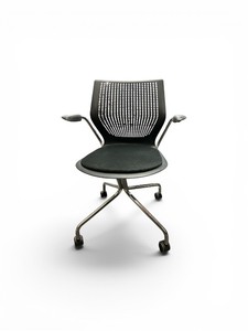 MultiGeneration by Knoll Hybrid Base Chair - Fixed Arms