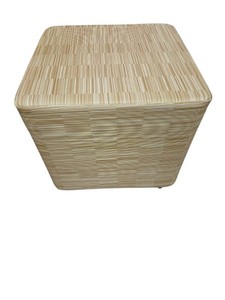 National Whimsy Square Static OttomanFootstool 18.5  18.5 with a height of 17.5