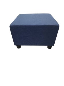 Herman Miller Swoop Ottoman (dark blue) 2ft  2ft with a height of 16