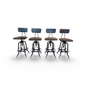 Adjustable Industrial Style Drafting Stools