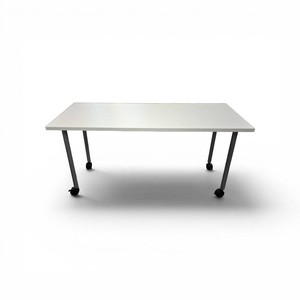 White Training Table on Wheels   Dimensions29 x 24 x 60
