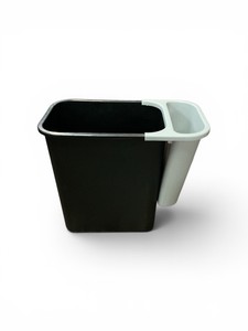(12) 7gal. Waste Baskets with (12) 8 qt. Indoor Recycling Side Bins