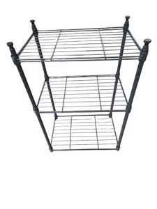 Small 3-tier metal storage rack