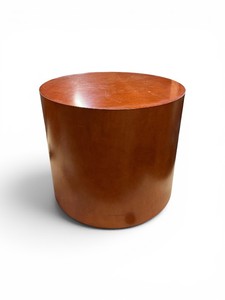 Maple round wooden cylinder coffee table
