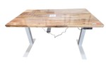 Brand New Butcher Block Top Knoll Power Sit Stand Desk Retails for $2788